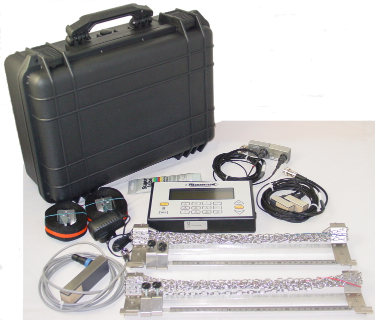 Precision Flow 190p Clamp On Ultrasonic Flowmeters Portable Transit